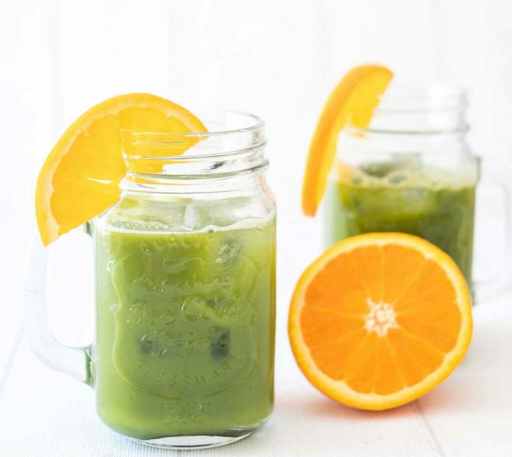 Matcha & Orange Smoothies